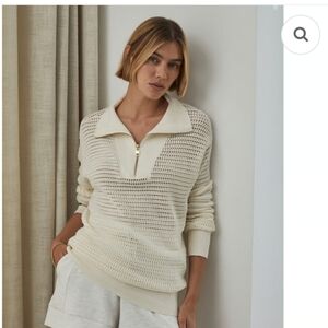 Varley  Half Zip Knit Sweater